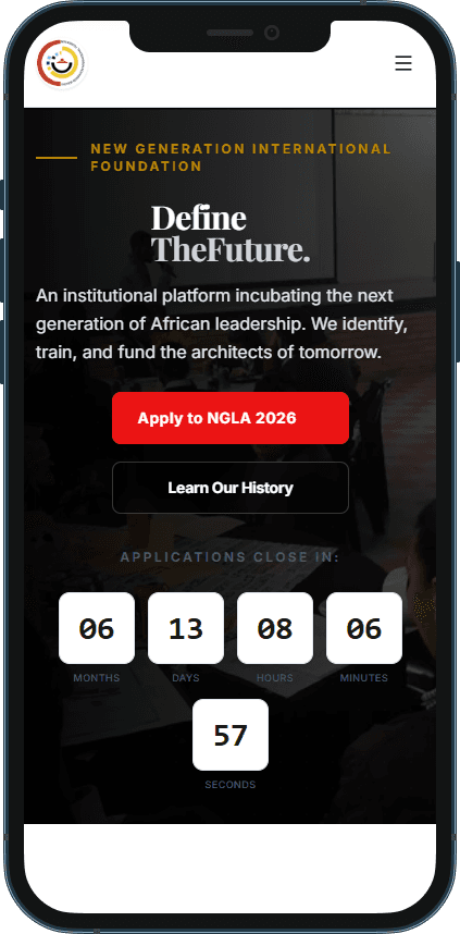 NGI Foundation mobile mockup